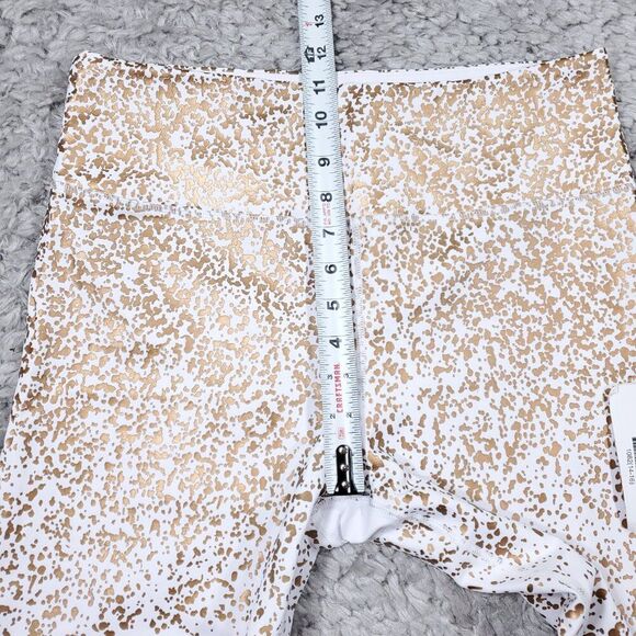 Zyia Active White Stay Gold Light N Tight High Rise 7/8 Leggings Size 14-16 - Picture 8 of 8
